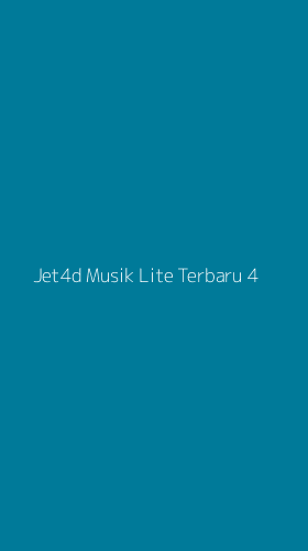 Tampilan Antarmuka Aplikasi Jet4d Musik Lite Terbaru - 4