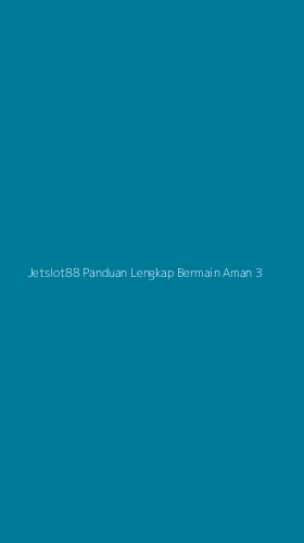 Tampilan Antarmuka Aplikasi Jetslot88 Panduan Lengkap Bermain Aman - 3