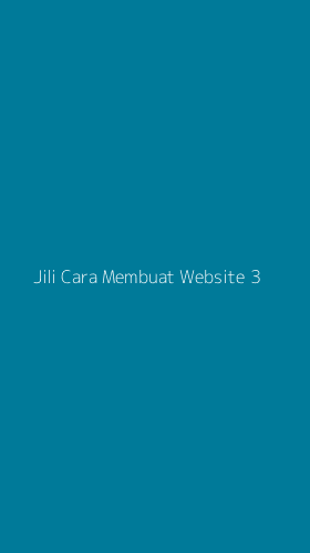 Tampilan Antarmuka Aplikasi Jili Cara Membuat Website - 3