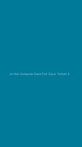 Tampilan Antarmuka Aplikasi Jin Hoki Kumpulan Game Slot Gacor Terbaik - 4