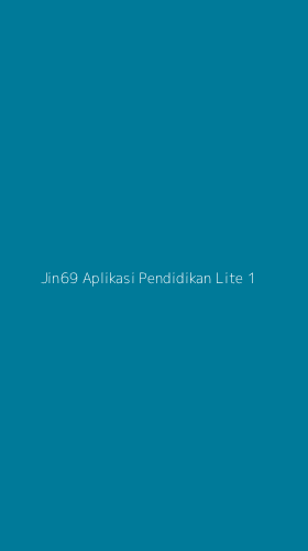 Tampilan Antarmuka Aplikasi Jin69 Aplikasi Pendidikan Lite - 1