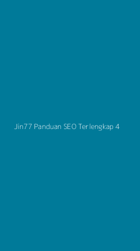 Tampilan Antarmuka Aplikasi Jin77 Panduan Seo Terlengkap - 4