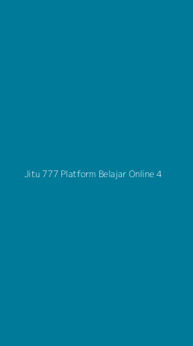 Tampilan Antarmuka Aplikasi Jitu 777 Platform Belajar Online - 4