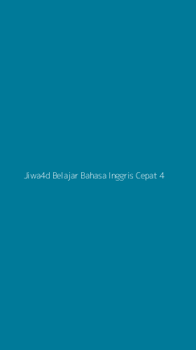Tampilan Antarmuka Aplikasi Jiwa4d Belajar Bahasa Inggris Cepat - 4
