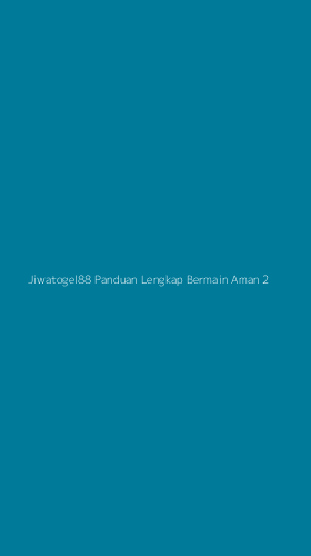Tampilan Antarmuka Aplikasi Jiwatogel88 Panduan Lengkap Bermain Aman - 2