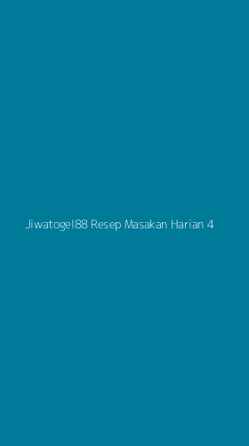 Tampilan Antarmuka Aplikasi Jiwatogel88 Resep Masakan Harian - 4