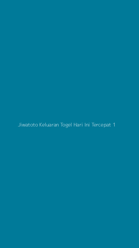 Tampilan Antarmuka Aplikasi Jiwatoto Keluaran Togel Hari Ini Tercepat - 1