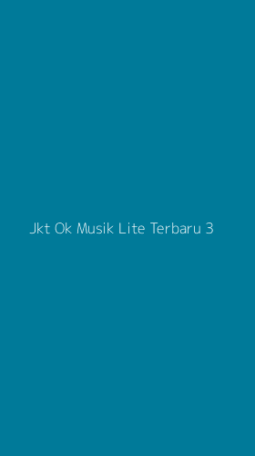 Tampilan Antarmuka Aplikasi Jkt Ok Musik Lite Terbaru - 3