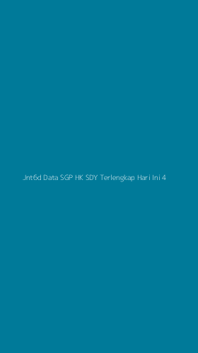 Tampilan Antarmuka Aplikasi Jnt6d Data Sgp Hk Sdy Terlengkap Hari Ini - 4