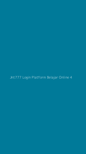 Tampilan Antarmuka Aplikasi Jnt777 Login Platform Belajar Online - 4