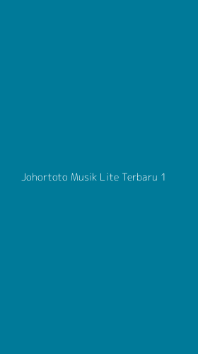 Tampilan Antarmuka Aplikasi Johortoto Musik Lite Terbaru - 1