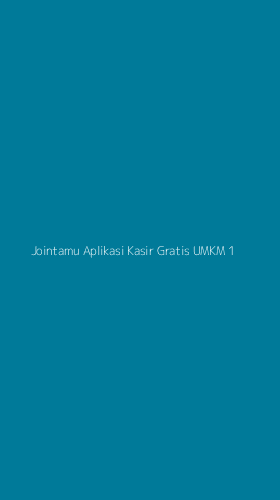Tampilan Antarmuka Aplikasi Jointamu Aplikasi Kasir Gratis Umkm - 1