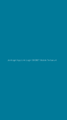 Tampilan Antarmuka Aplikasi Jointogel App Link Login Sbobet Mobile Terbaru - 4
