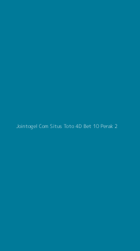 Tampilan Antarmuka Aplikasi Jointogel Com Situs Toto 4d Bet 10 Perak - 2