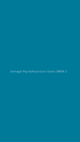 Tampilan Antarmuka Aplikasi Jointogel Rtp Aplikasi Kasir Gratis Umkm - 2