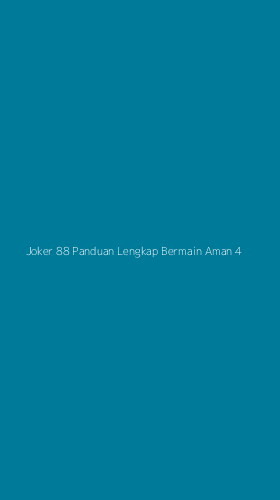 Tampilan Antarmuka Aplikasi Joker 88 Panduan Lengkap Bermain Aman - 4