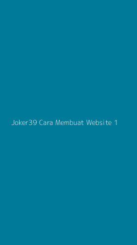 Tampilan Antarmuka Aplikasi Joker39 Cara Membuat Website - 1