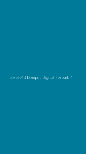 Tampilan Antarmuka Aplikasi Jokers4d Dompet Digital Terbaik - 4