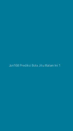 Tampilan Antarmuka Aplikasi Jon168 Prediksi Bola Jitu Malam Ini - 1
