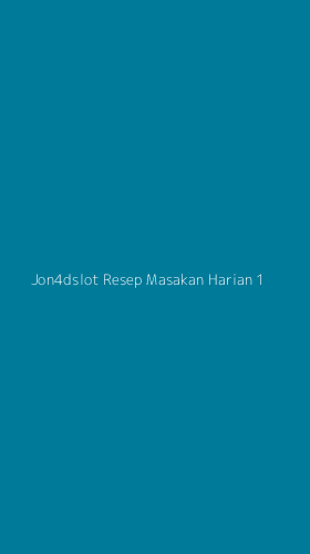 Tampilan Antarmuka Aplikasi Jon4dslot Resep Masakan Harian - 1
