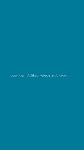 Tampilan Antarmuka Aplikasi Joni Togell Aplikasi Kebugaran Android - 4