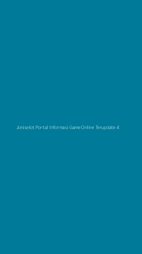 Tampilan Antarmuka Aplikasi Joniselot Portal Informasi Game Online Terupdate - 4