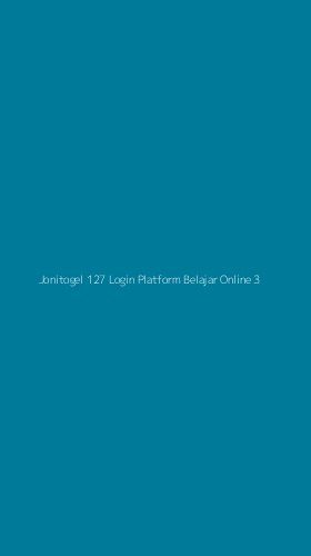 Tampilan Antarmuka Aplikasi Jonitogel 127 Login Platform Belajar Online - 3