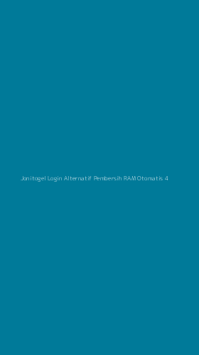 Tampilan Antarmuka Aplikasi Jonitogel Login Alternatif Pembersih Ram Otomatis - 4