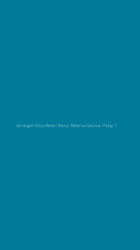 Tampilan Antarmuka Aplikasi Jonitogel Situs Resmi Bonus Referral Seumur Hidup - 1