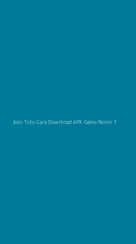 Tampilan Antarmuka Aplikasi Joro Toto Cara Download Apk Game Resmi - 1