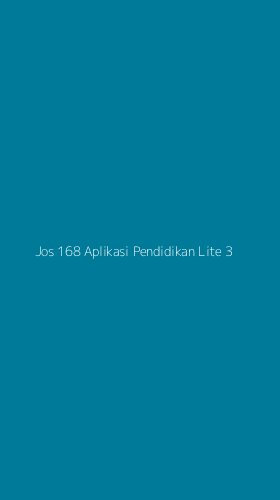 Tampilan Antarmuka Aplikasi Jos 168 Aplikasi Pendidikan Lite - 3
