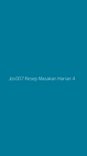 Tampilan Antarmuka Aplikasi Jos007 Resep Masakan Harian - 4