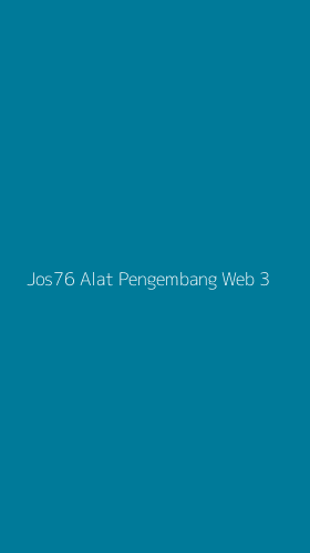 Tampilan Antarmuka Aplikasi Jos76 Alat Pengembang Web - 3
