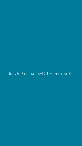 Tampilan Antarmuka Aplikasi Jos76 Panduan Seo Terlengkap - 3