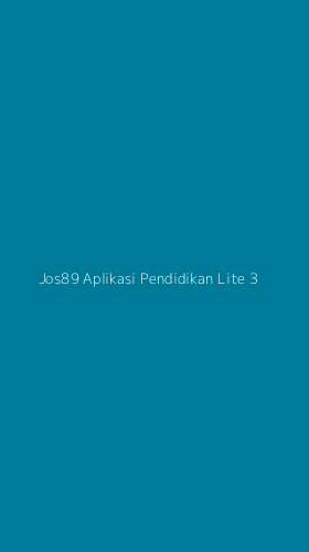 Tampilan Antarmuka Aplikasi Jos89 Aplikasi Pendidikan Lite - 3