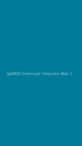 Tampilan Antarmuka Aplikasi Jp8800 Download Template Web - 2