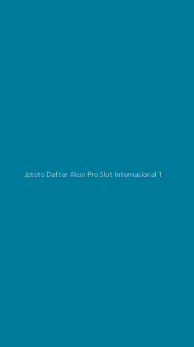 Tampilan Antarmuka Aplikasi Jptoto Daftar Akun Pro Slot Internasional - 1
