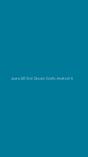 Tampilan Antarmuka Aplikasi Juara 88 Slot Desain Grafis Android - 4