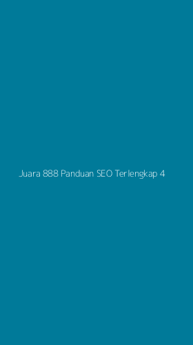 Tampilan Antarmuka Aplikasi Juara 888 Panduan Seo Terlengkap - 4