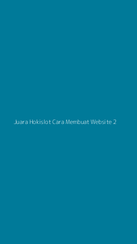 Tampilan Antarmuka Aplikasi Juara Hokislot Cara Membuat Website - 2