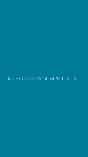 Tampilan Antarmuka Aplikasi Juara303 Cara Membuat Website - 3