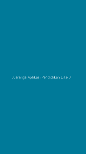 Tampilan Antarmuka Aplikasi Juaraliga Aplikasi Pendidikan Lite - 3