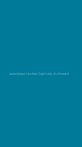 Tampilan Antarmuka Aplikasi Juaraolympus Cara Main Togel Colok Jitu Pemula - 4