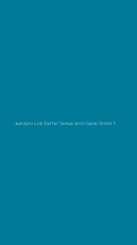 Tampilan Antarmuka Aplikasi Juarapro Link Daftar Semua Jenis Game Online - 1