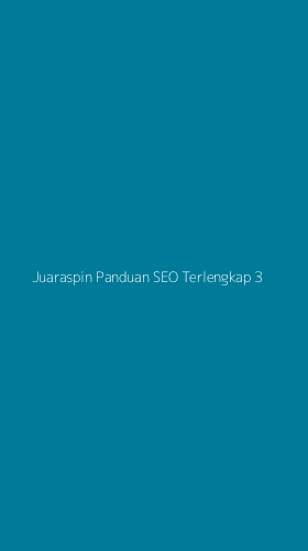 Tampilan Antarmuka Aplikasi Juaraspin Panduan Seo Terlengkap - 3