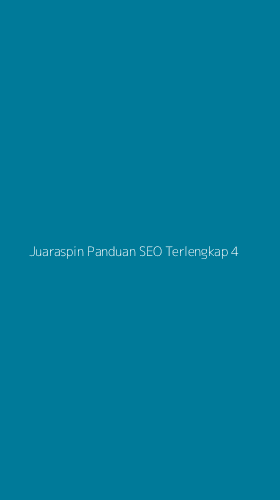 Tampilan Antarmuka Aplikasi Juaraspin Panduan Seo Terlengkap - 4