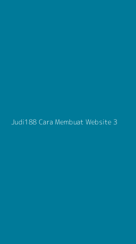 Tampilan Antarmuka Aplikasi Judi188 Cara Membuat Website - 3