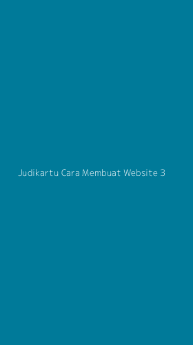 Tampilan Antarmuka Aplikasi Judikartu Cara Membuat Website - 3