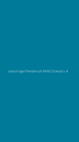 Tampilan Antarmuka Aplikasi Juniortogel Pembersih Ram Otomatis - 4