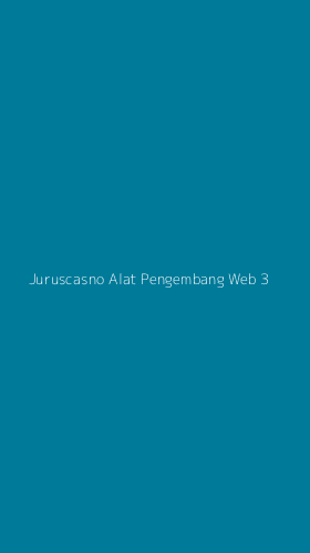 Tampilan Antarmuka Aplikasi Juruscasno Alat Pengembang Web - 3
